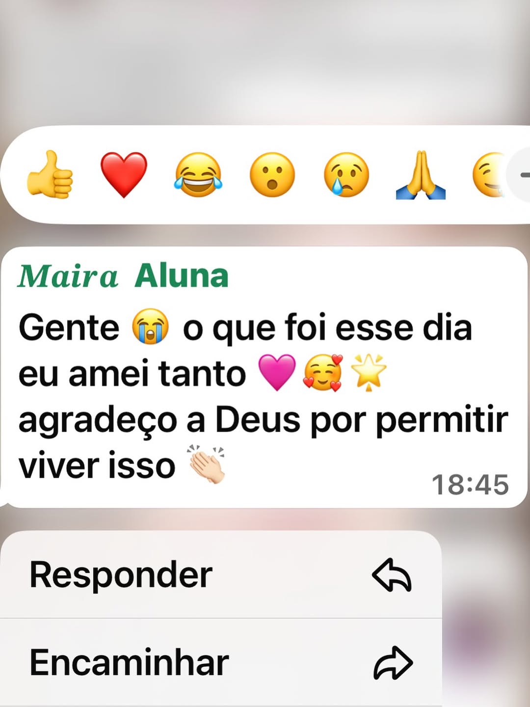 ✨ Feedback da aluna Maíra ✨A Maíra começou no curso de Manicure e Pedicure Tradicional e logo se (2)